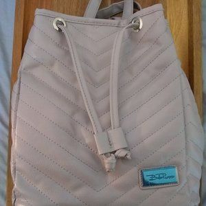 Bella Russo Light Gray Backpack Purse